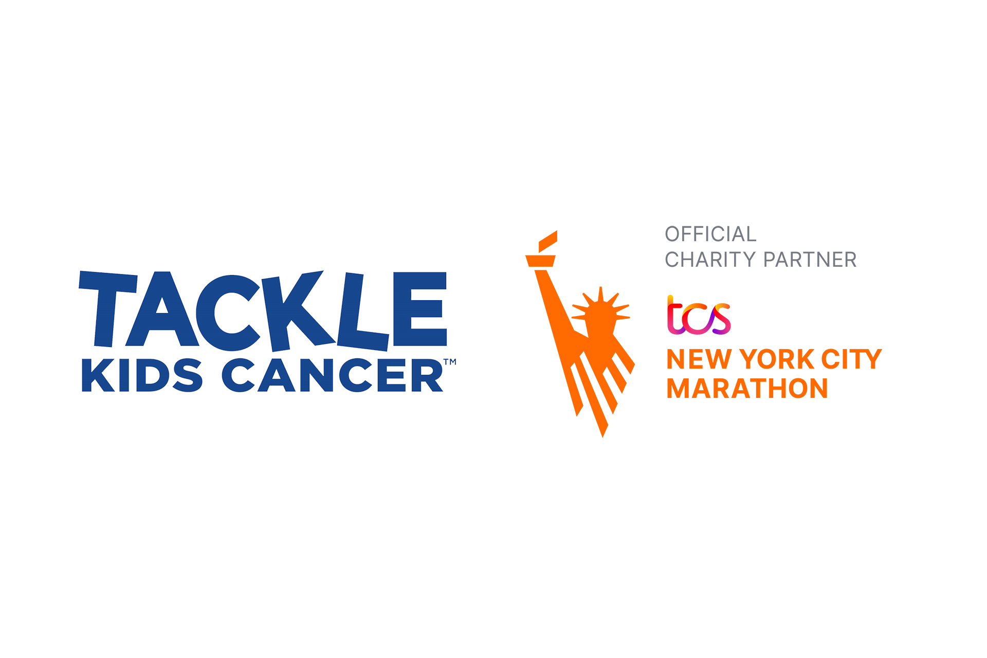 Tackle Kids Cancer NYC Marathon logo